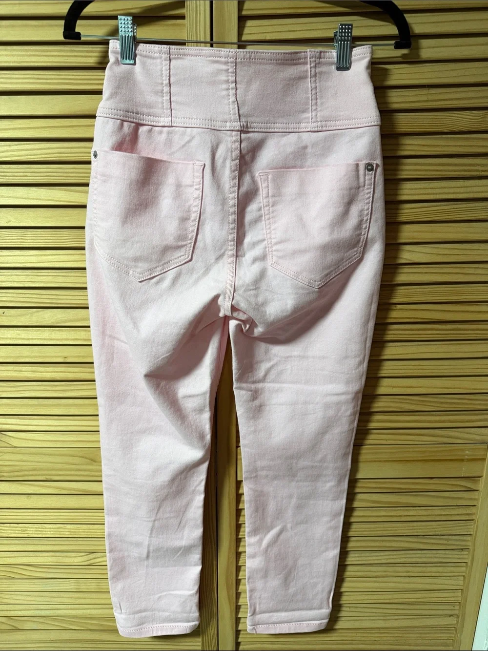 Soft lightweight NOBO Light Pink High-Waist Kids Jeans